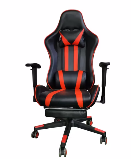 Офисное гоночное компьютерное кожаное кресло с откидной спинкой Silla Gamer, игровое кресло прямых продаж с подставкой для ног