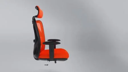 2D-подлокотник, эргономичное сетчатое кресло, алюминиевое основание